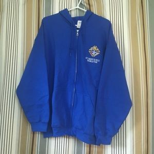 Knights of Columbus blue zip up hoodie